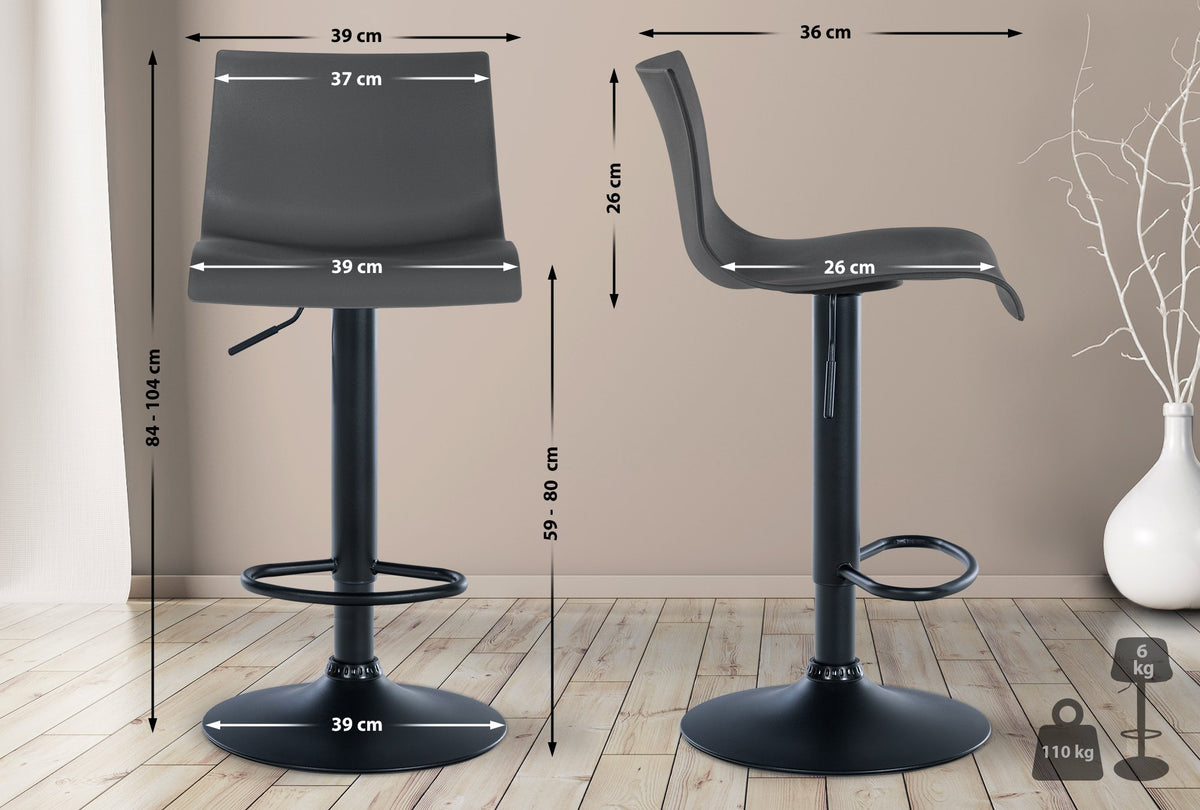 Barhocker Branford Kunststoff – Ansicht 2