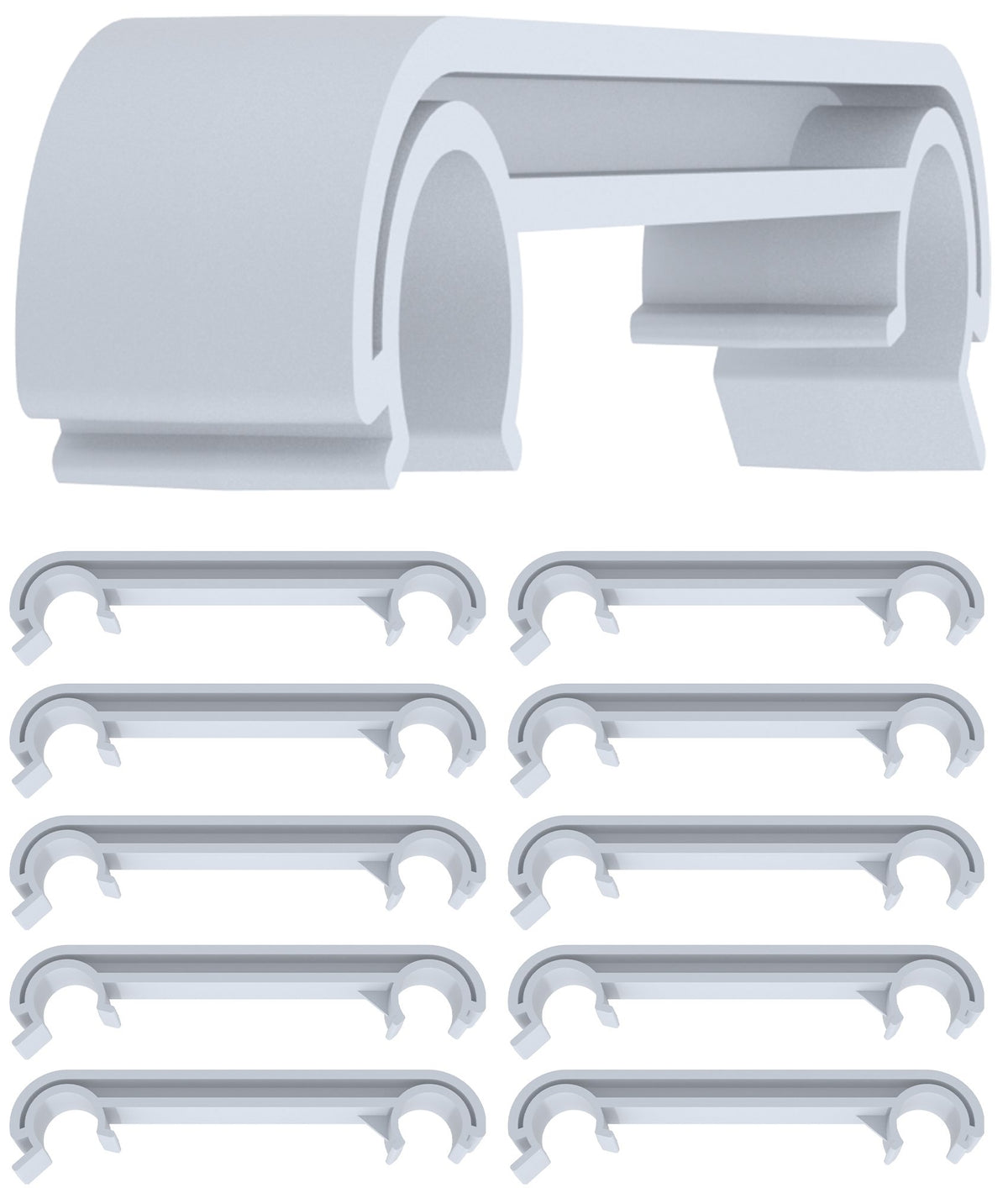 10er Set Verbinder für Kunststoffstühle