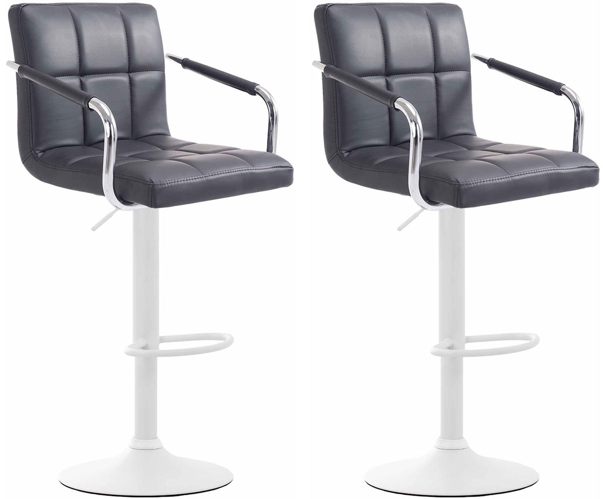 2er Set Barhocker Lucy V2 weiß – Ansicht 5