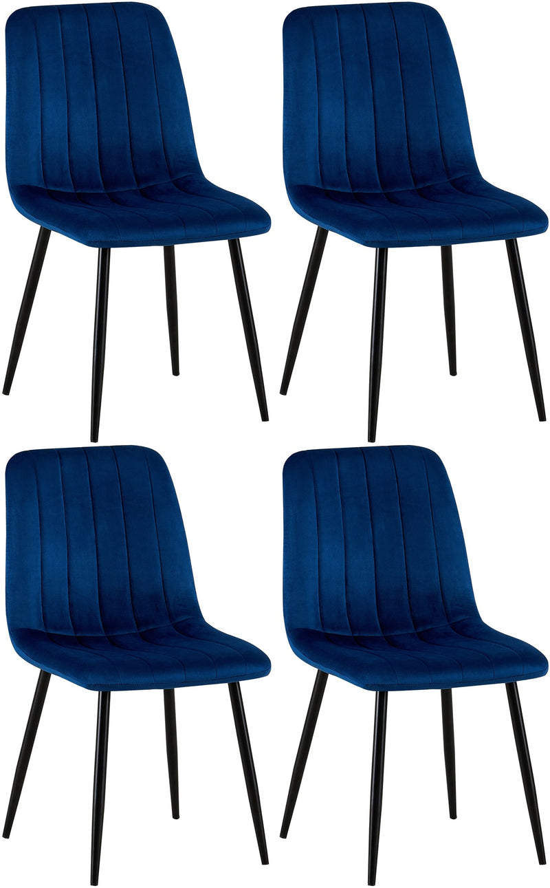 4er Set Stühle Dijon Samt
