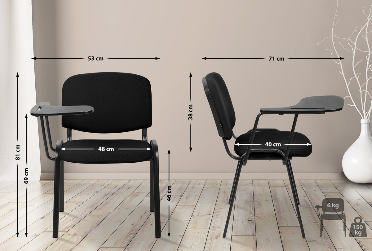 Stuhl Ken XL mit Klapptisch Stoff – Ansicht 2