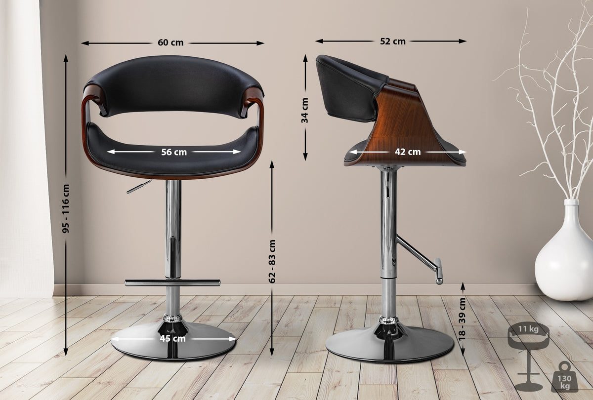 Barhocker Foley Kunstleder – Ansicht 2