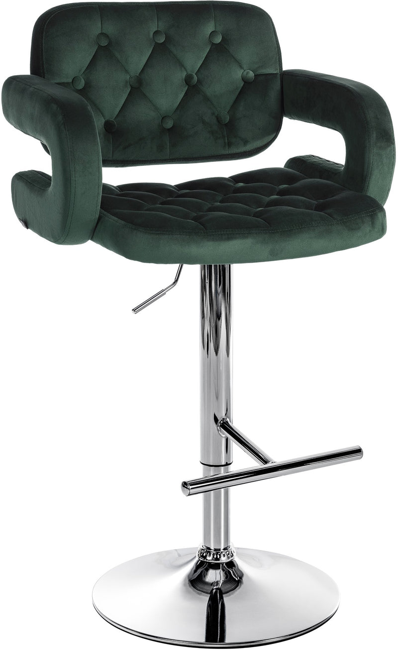 Barhocker Dublin Samt chrom