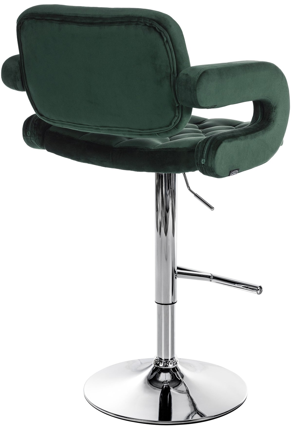 Barhocker Dublin Samt chrom – Ansicht 7