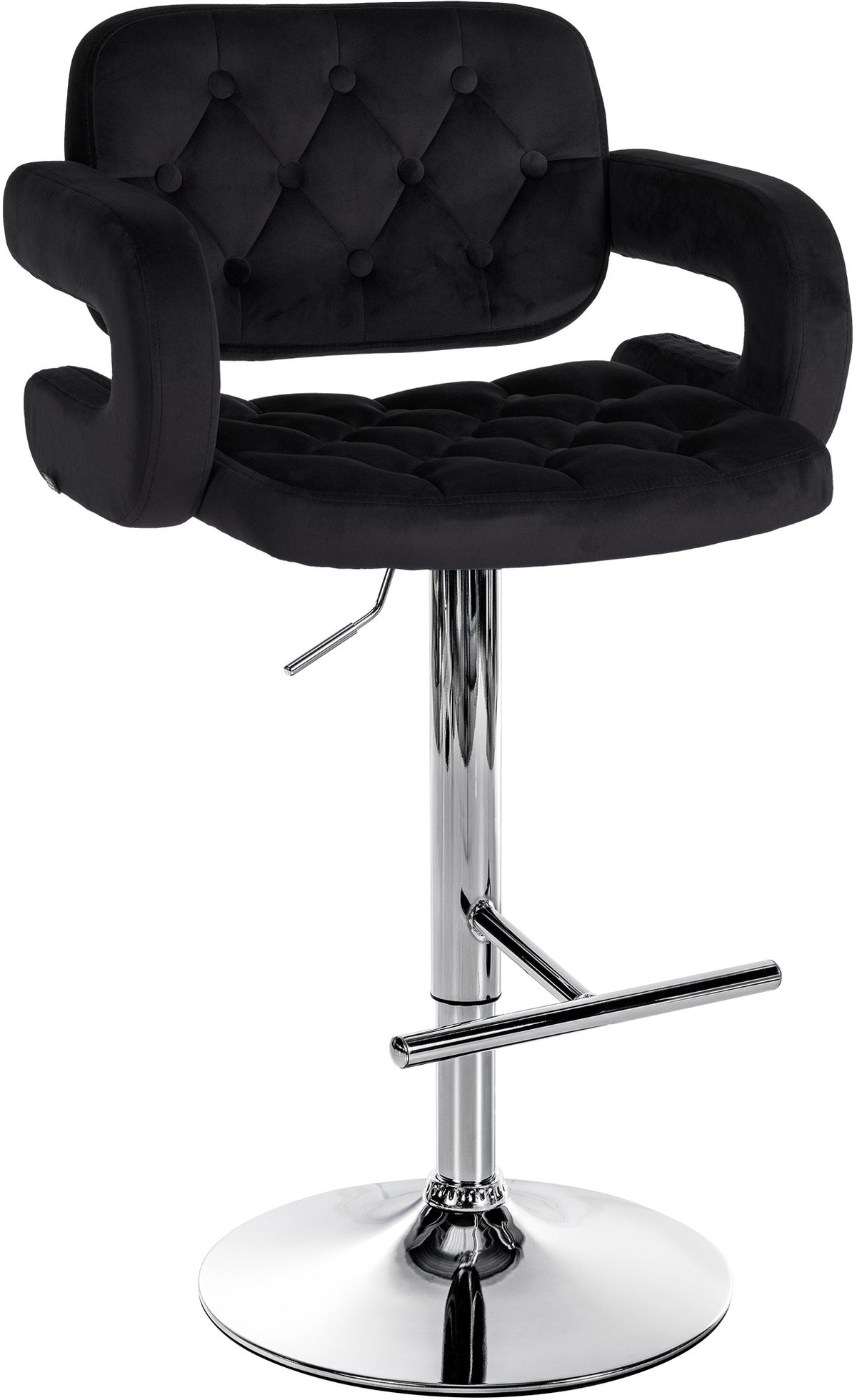 Barhocker Dublin Samt chrom – Ansicht 8
