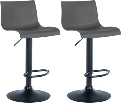 2er Set Barhocker Branford Kunststoff
