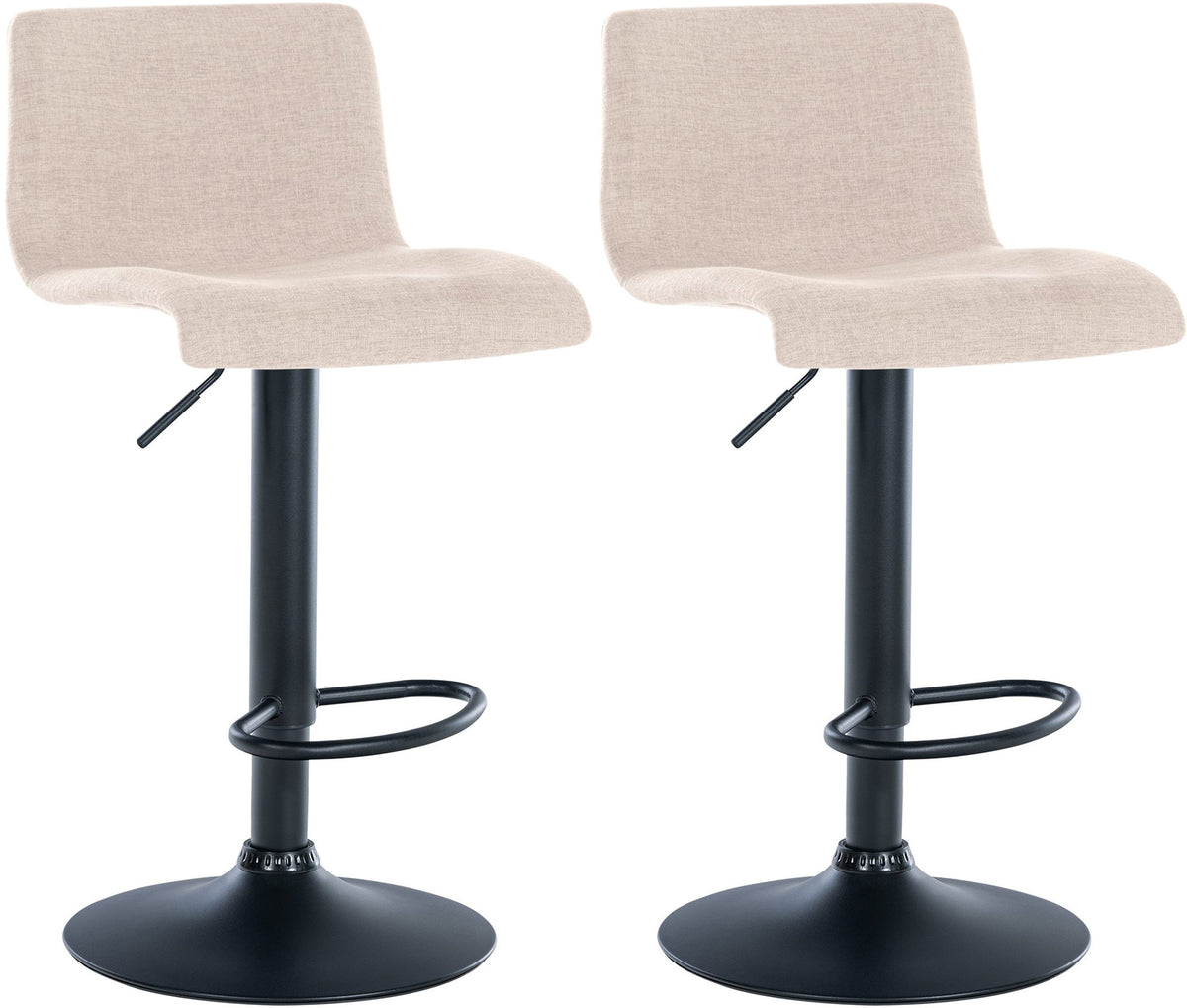 2er Set Barhocker Branford Stoff – Ansicht 17