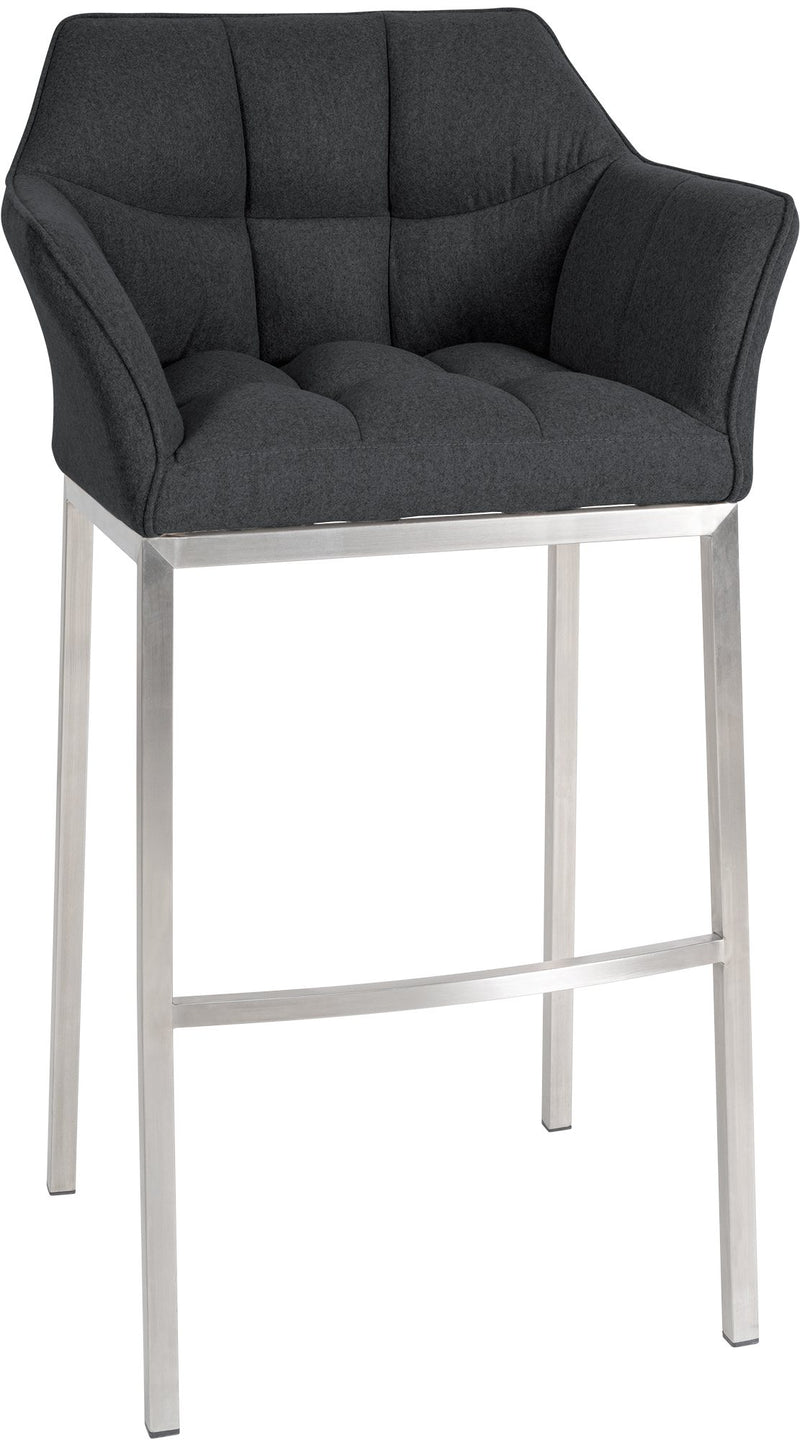 Barhocker Damaso E Filz mit 4-Fuß Gestell