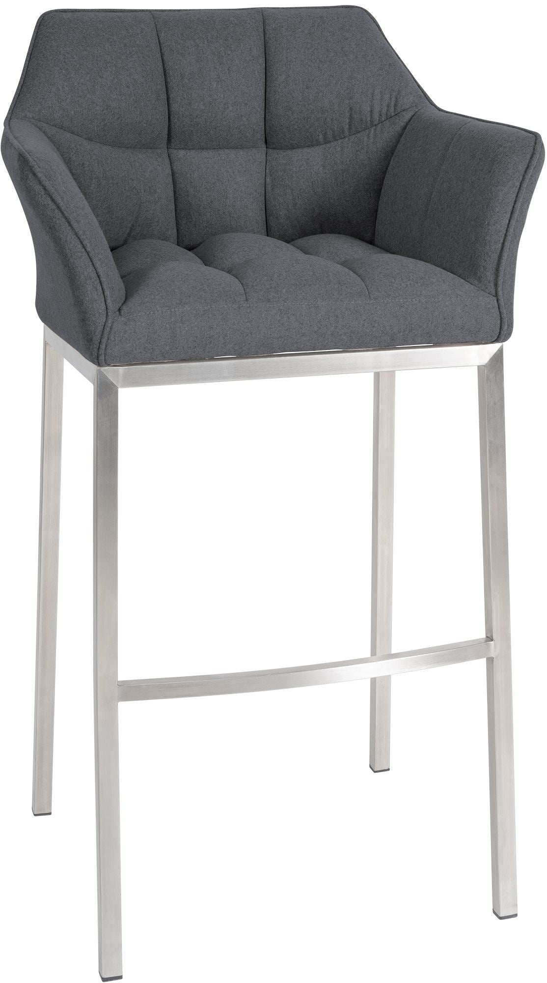 Barhocker Damaso E Filz mit 4-Fuß Gestell