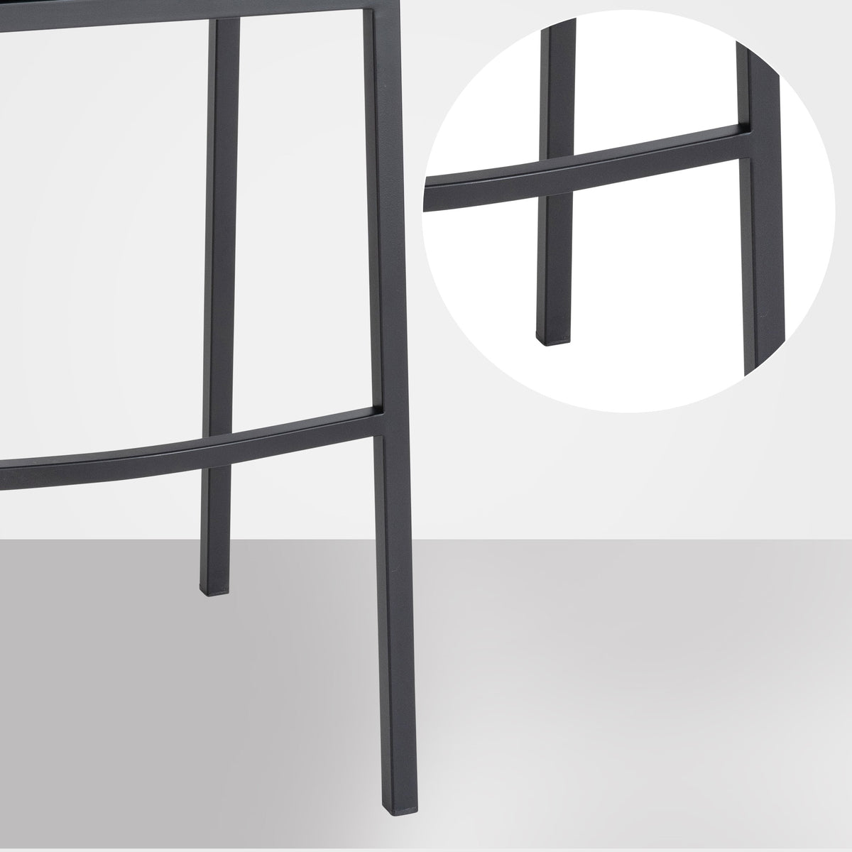 Barhocker Damaso B Samt mit 4-Fuß Gestell – Ansicht 12