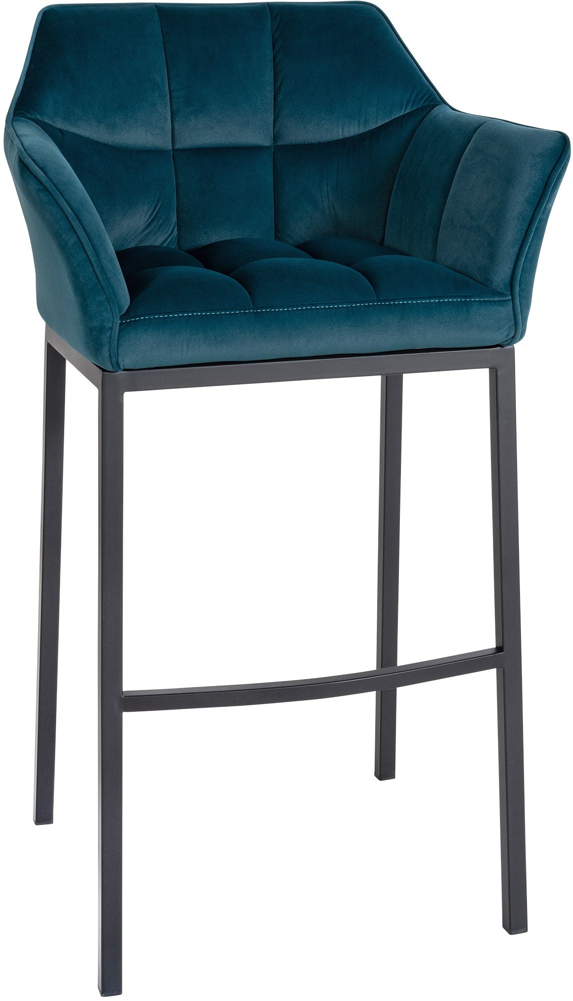 Barhocker Damaso B Samt mit 4-Fuß Gestell – Ansicht 15