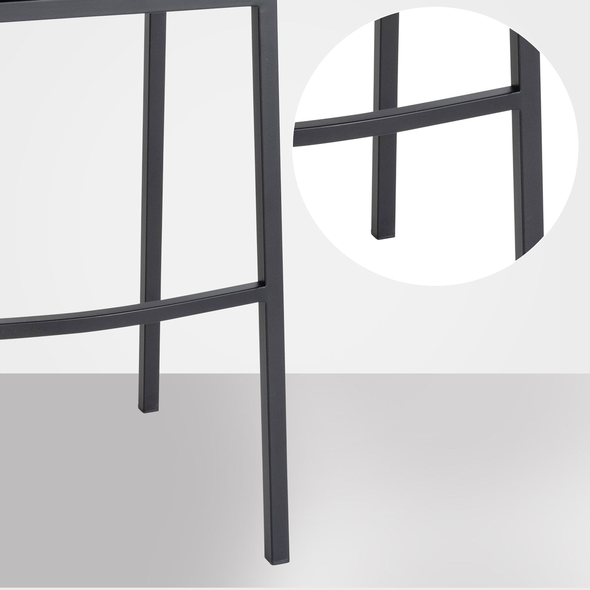 Barhocker Damaso B Samt mit 4-Fuß Gestell – Ansicht 19