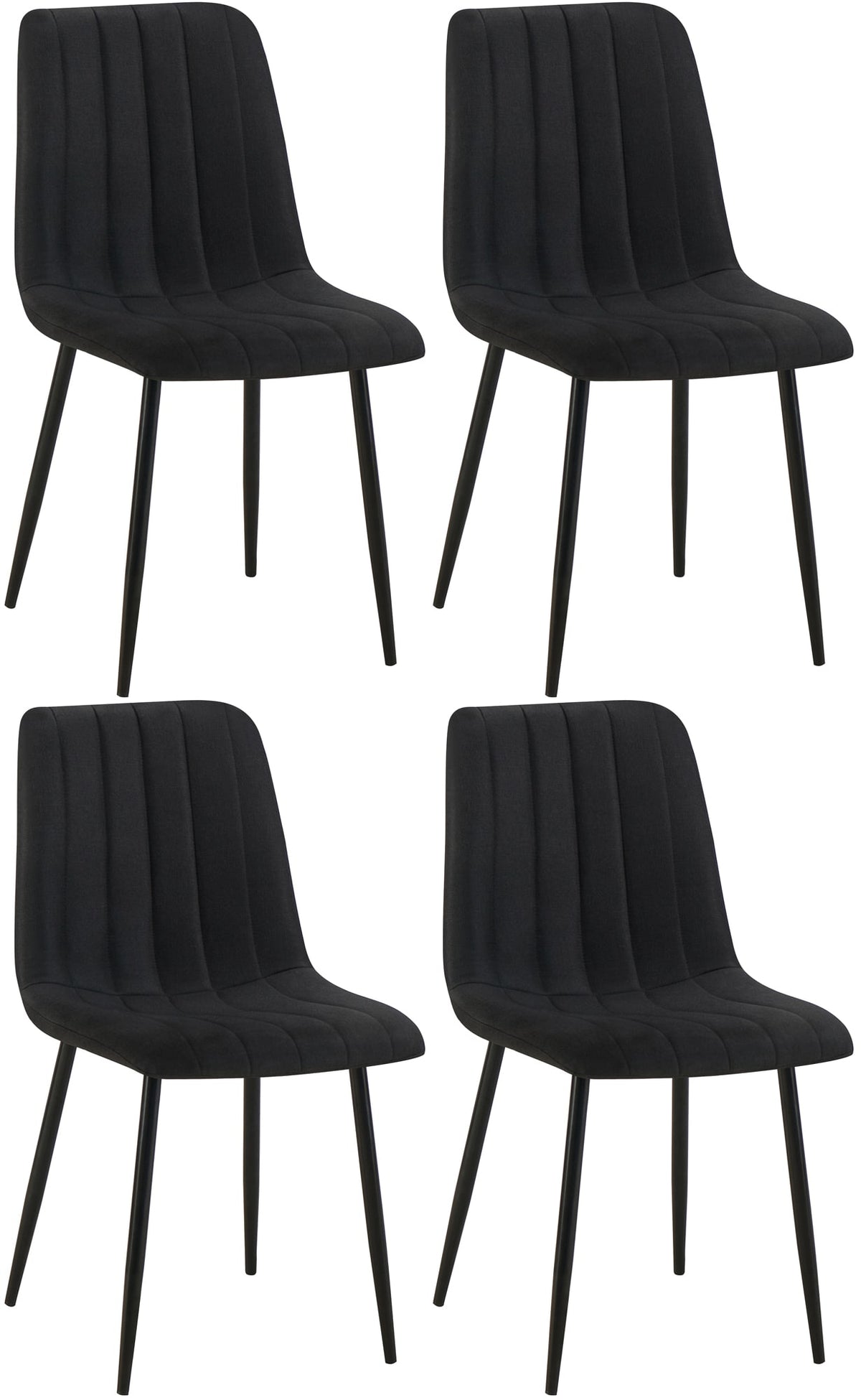 4er Set Stühle Dijon Stoff – Ansicht 17