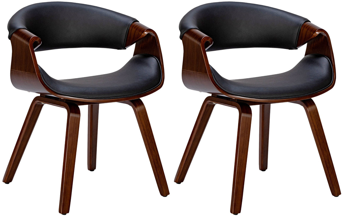 2er Set Esszimmerstuhl Foley Kunstleder