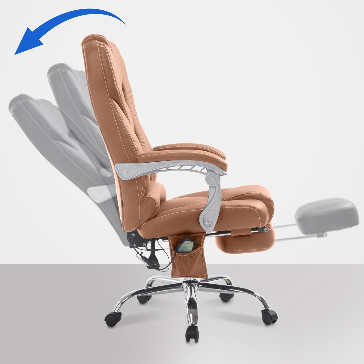 Bürostuhl Pacific mit Massagefunktion V2 Kunstleder – Ansicht 4
