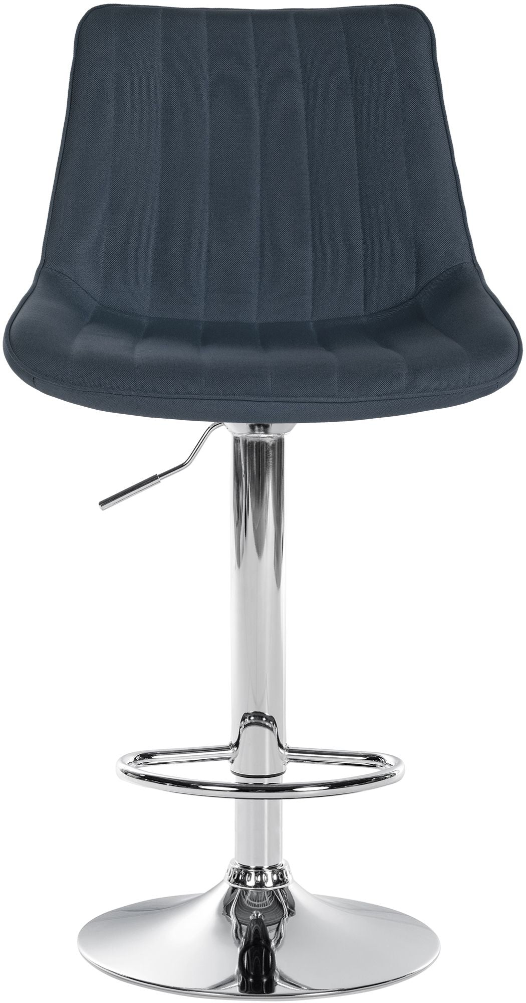 2er Set Barhocker Toni Stoff chrom – Ansicht 3