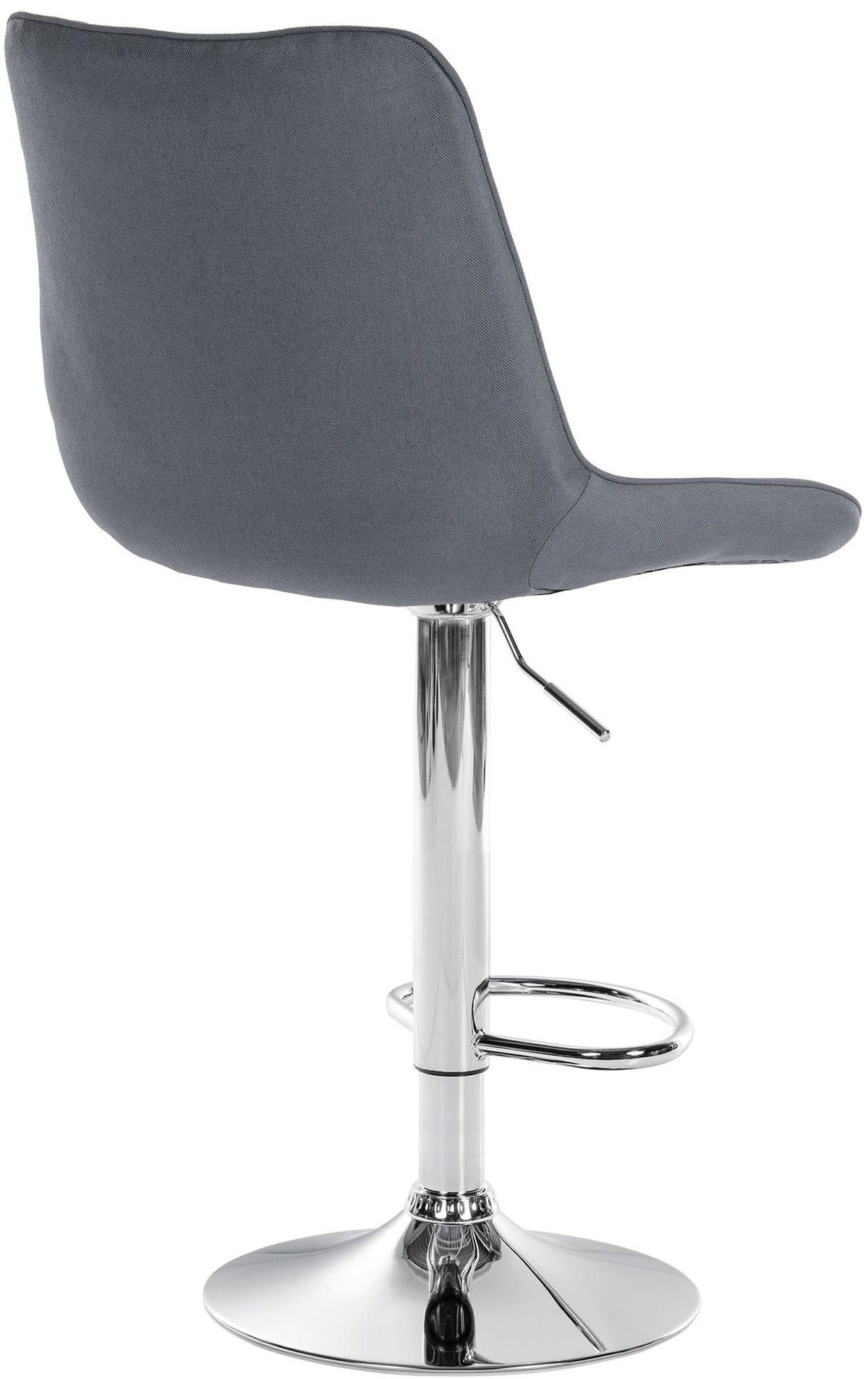 2er Set Barhocker Toni Stoff chrom – Ansicht 13