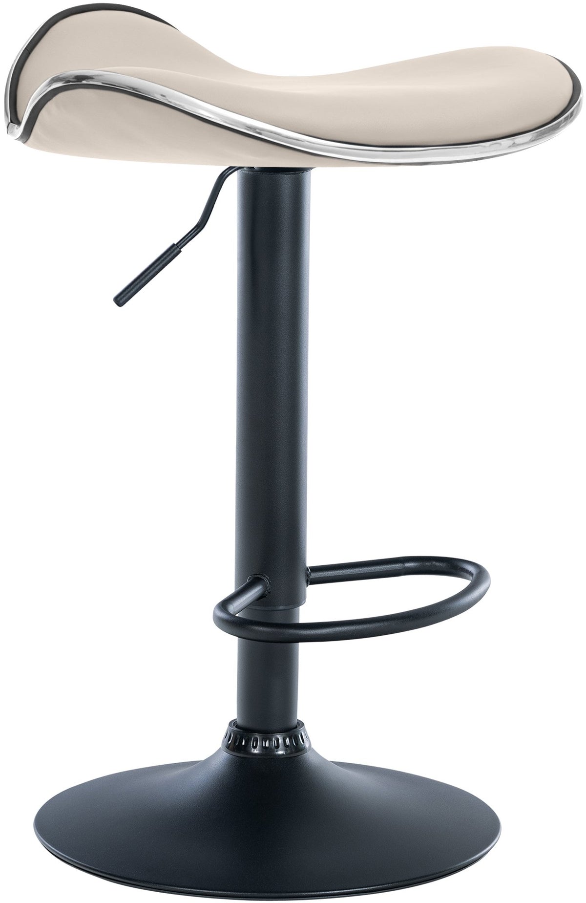 Barhocker Shanghai Kunstleder schwarz – Ansicht 8