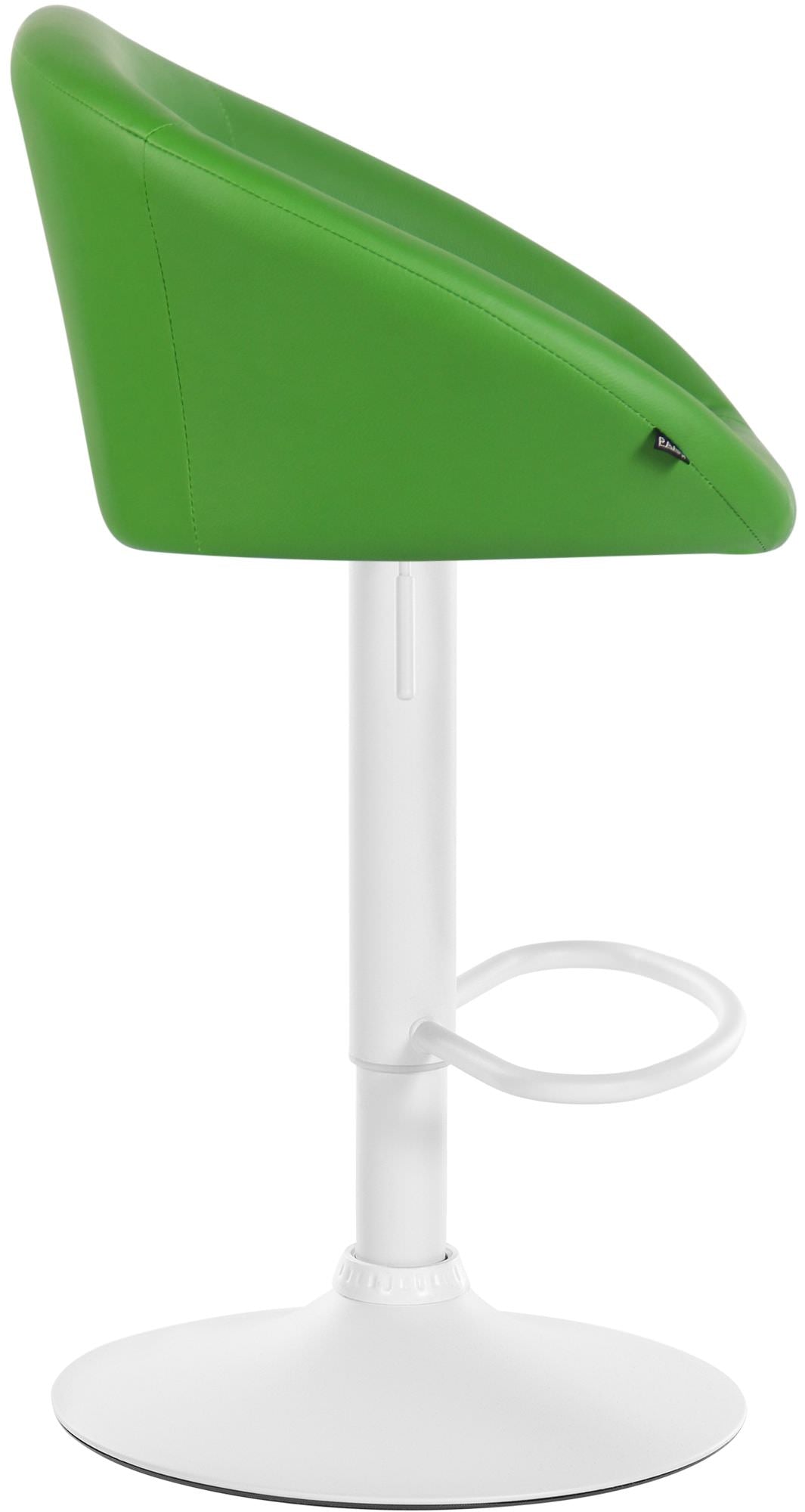 Barhocker Davie Kunstleder weiß – Ansicht 4