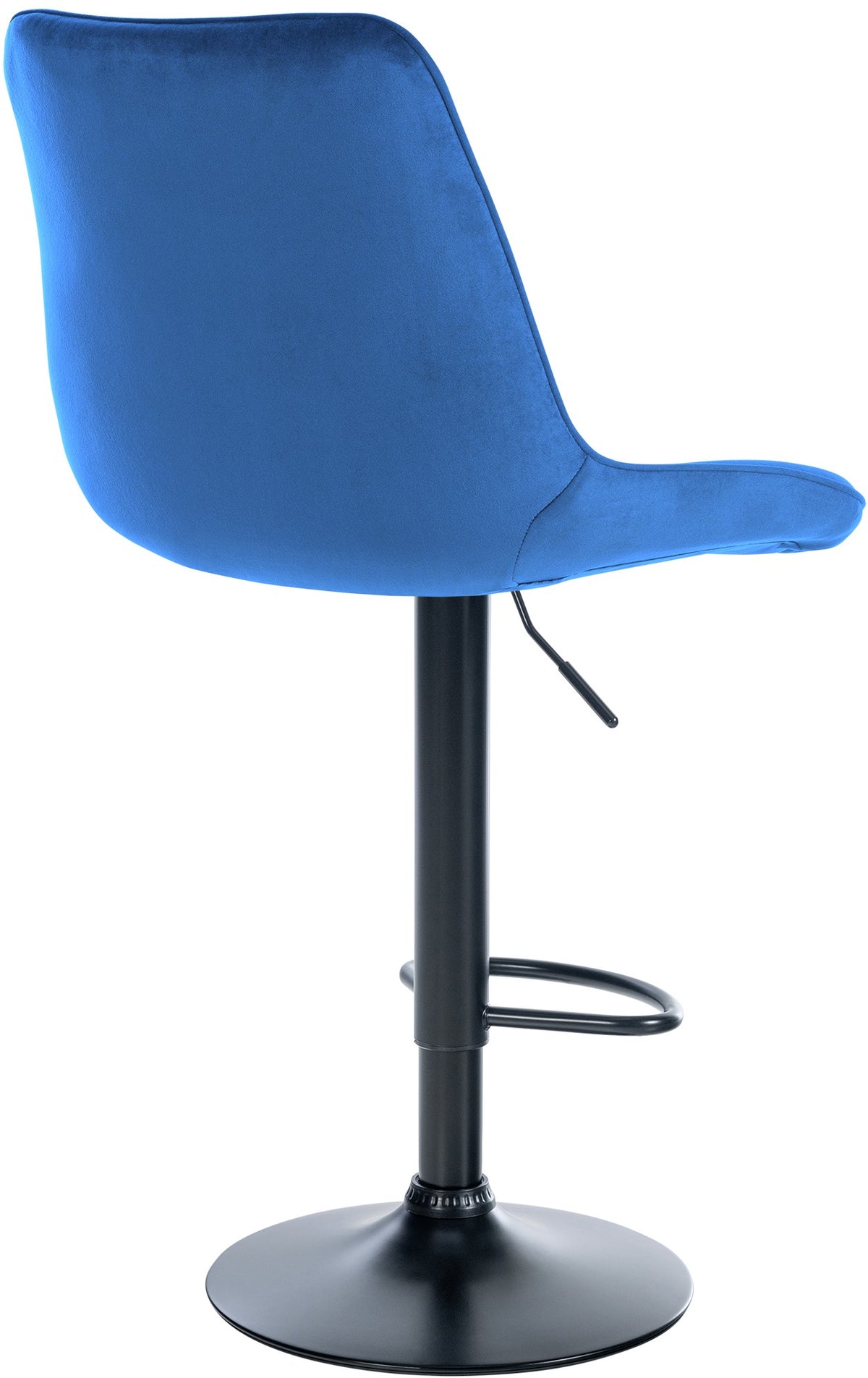 2er Set Barhocker Toni Samt schwarz – Ansicht 6