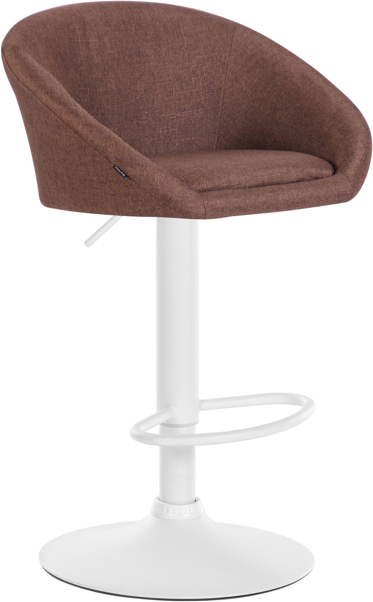 Barhocker Davie Stoff weiß – Ansicht 9