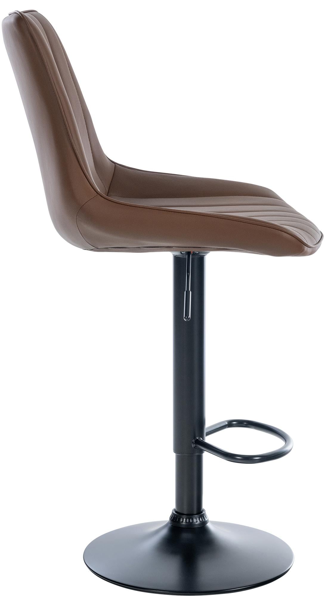 2er Set Barhocker Toni Kunstleder schwarz – Ansicht 4
