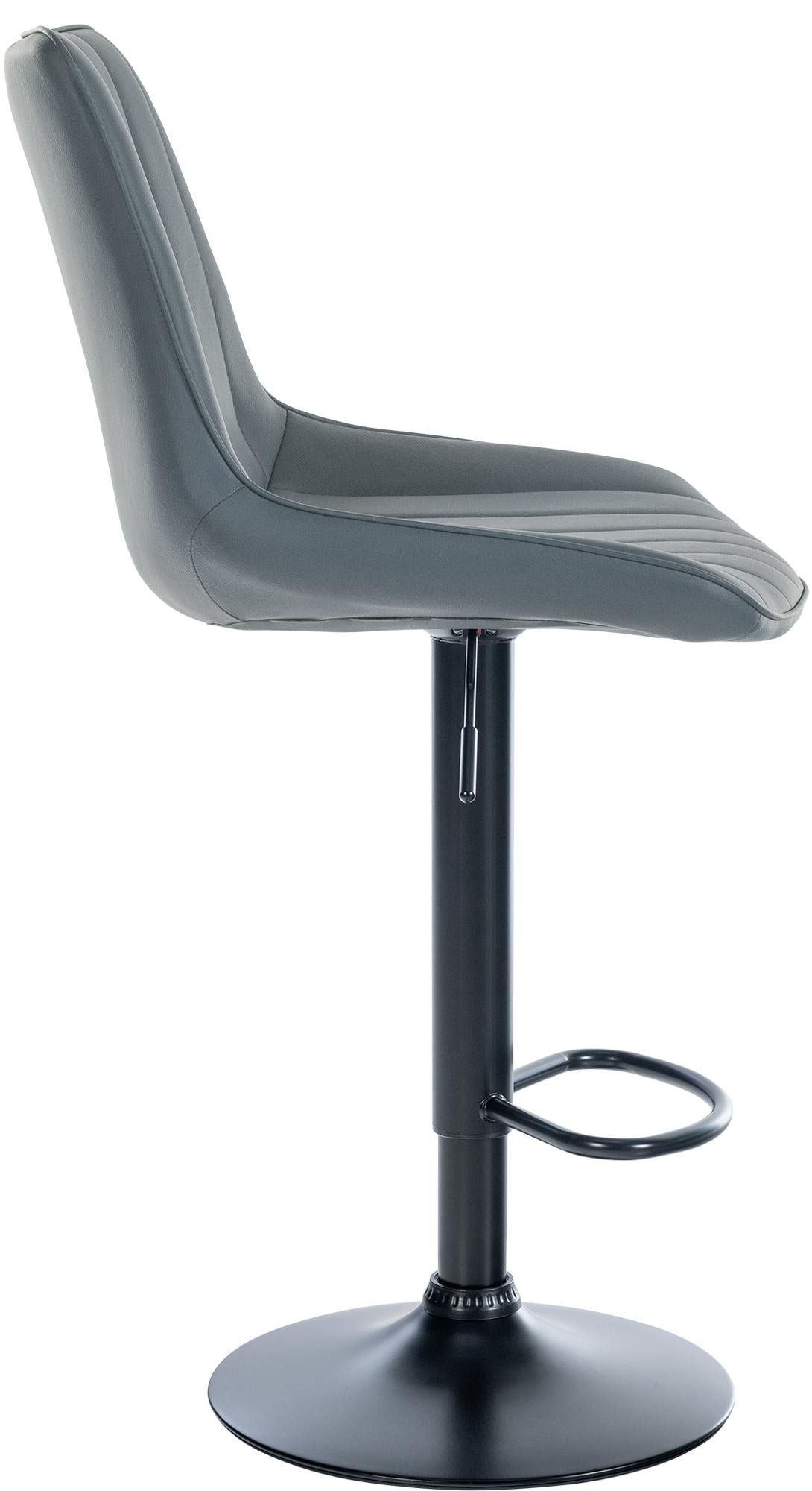 2er Set Barhocker Toni Kunstleder schwarz – Ansicht 20