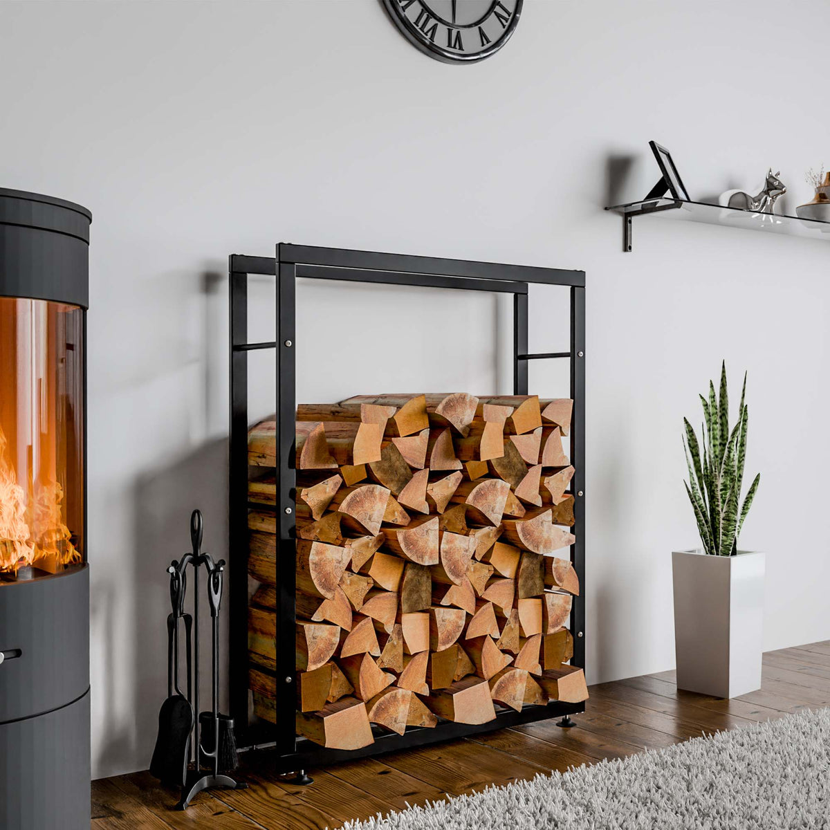 Kaminholzständer Keri V2 25x80x125 – Ansicht 3