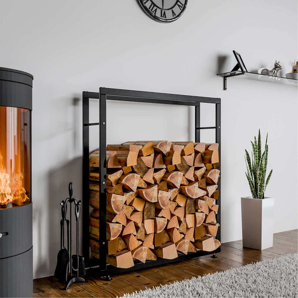 Kaminholzständer Keri V2 25x100x125 – Ansicht 3