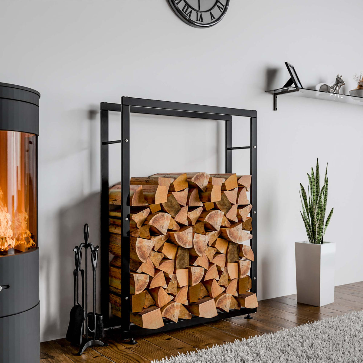 Kaminholzständer Keri V2 25x80x150 – Ansicht 3
