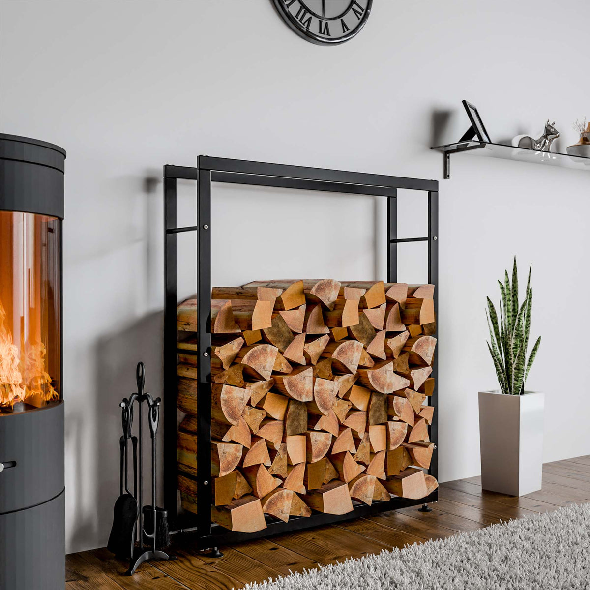 Kaminholzständer Keri V2 25x100x150 – Ansicht 3