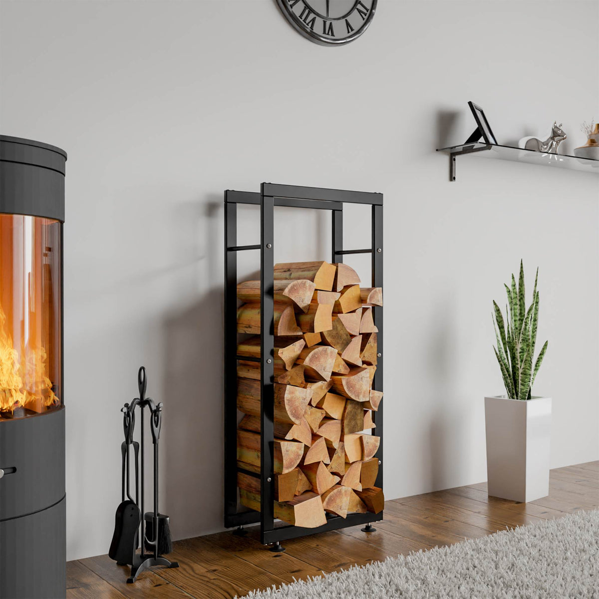 Kaminholzständer Keri V2 25x40x125 – Ansicht 3