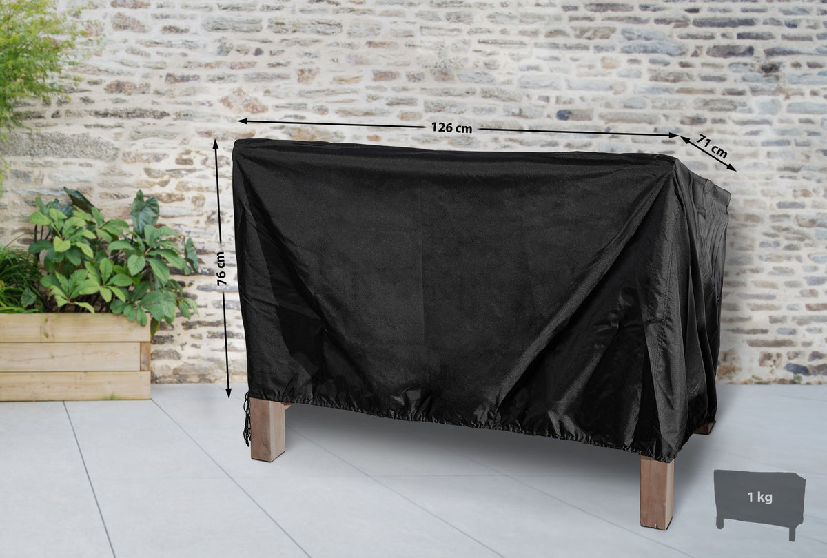 Abdeckhaube für 120cm Gartenbank – Ansicht 2