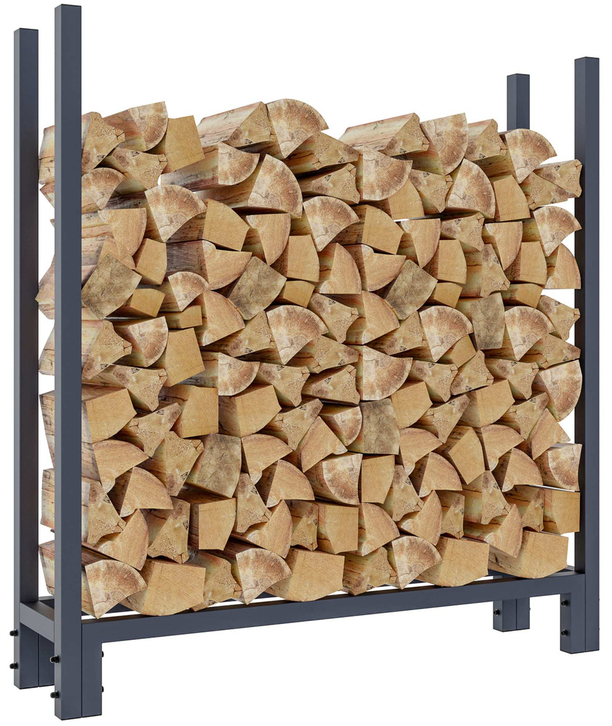 Kaminholzständer + Abdeckplane Martin 25x110x115 cm – Ansicht 5