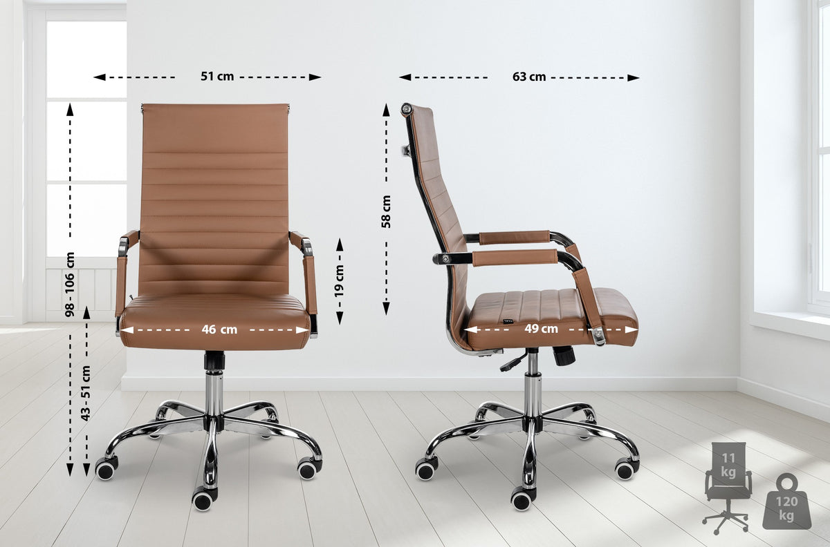 Bürostuhl Amadora Kunstleder – Ansicht 20