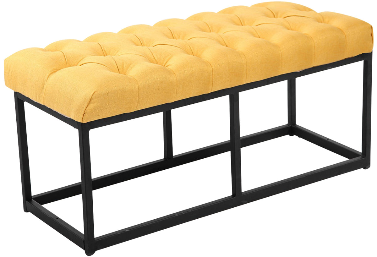 Sitzbank Amun Stoff Schwarz 100 cm – Ansicht 8