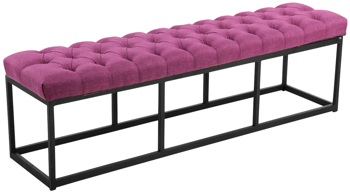 Sitzbank Amun Stoff Schwarz 150 cm – Ansicht 18
