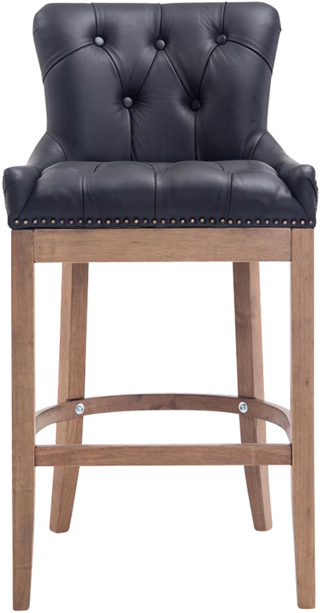 Barhocker Lakewood Echtleder, Antik-hell – Ansicht 6