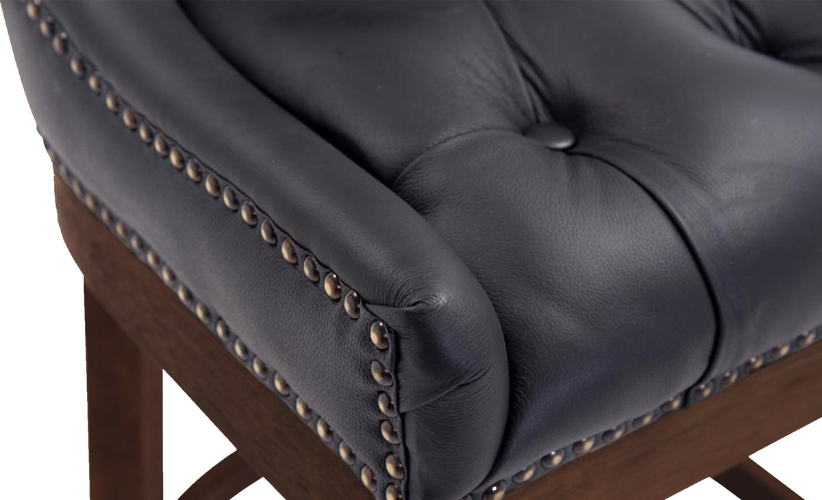 Barhocker Lakewood Echtleder, Antik – Ansicht 4