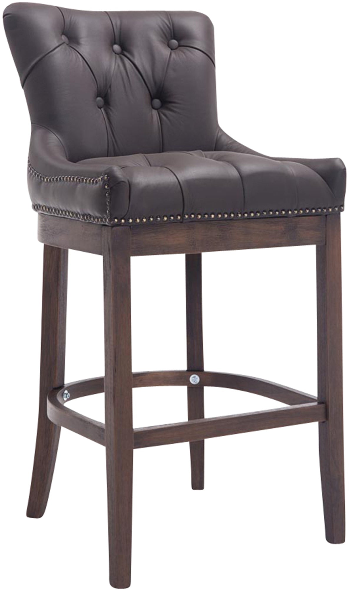Barhocker Lakewood Echtleder, Antik – Ansicht 8