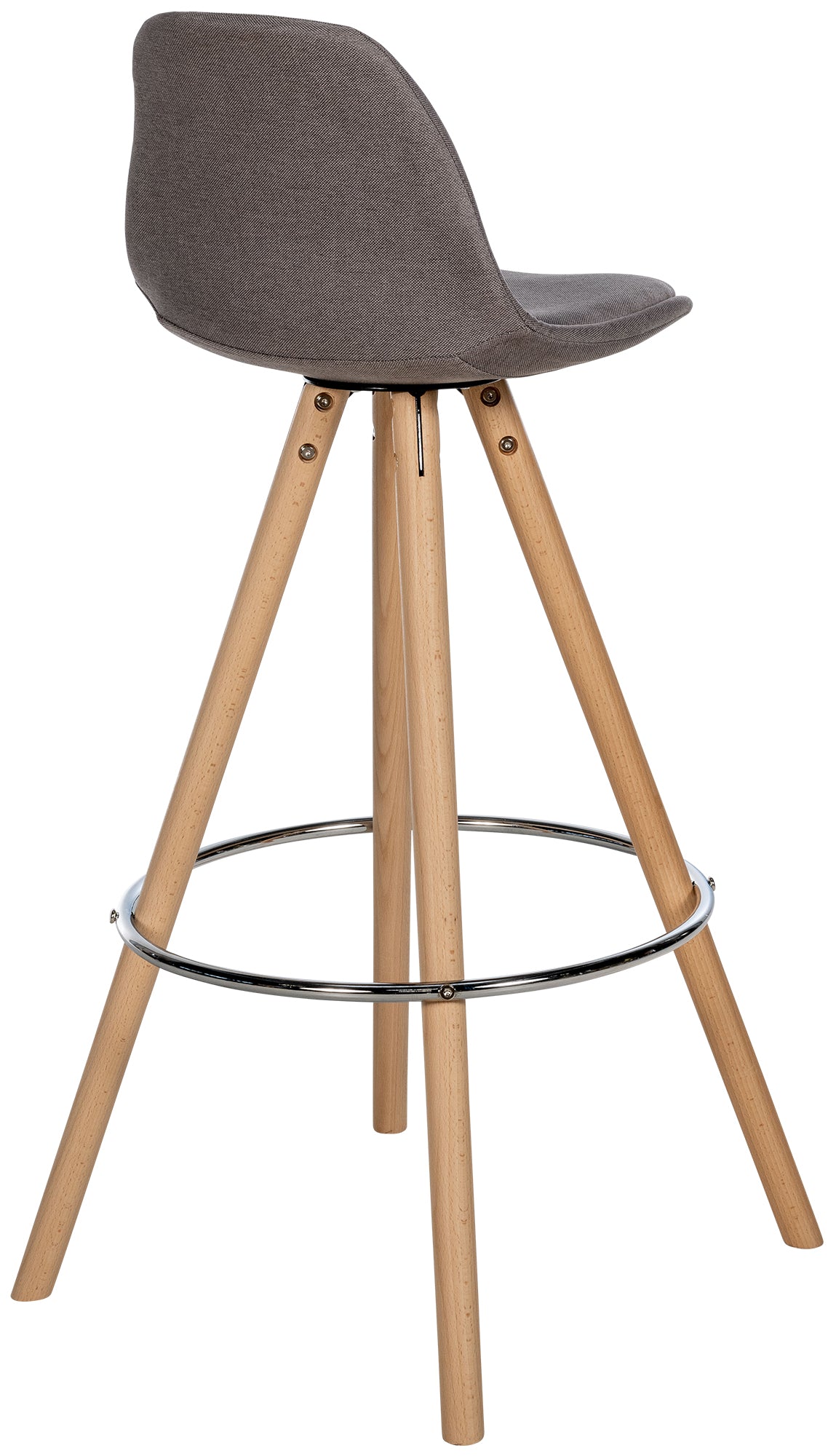 Barhocker Corbin Stoff Rund natura – Ansicht 19