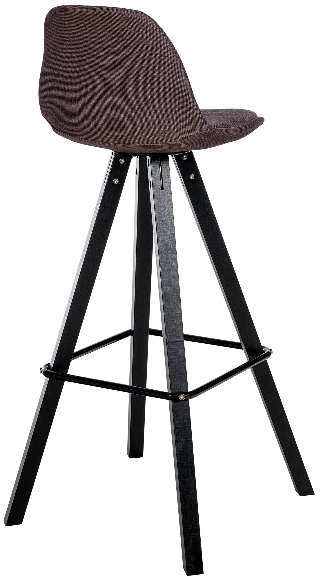 Barhocker Corbin Stoff Square schwarz – Ansicht 12