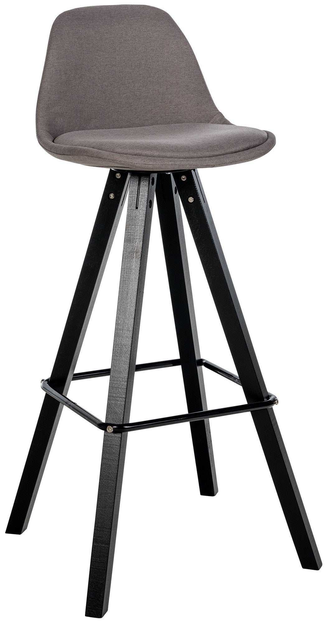 Barhocker Corbin Stoff Square schwarz – Ansicht 15
