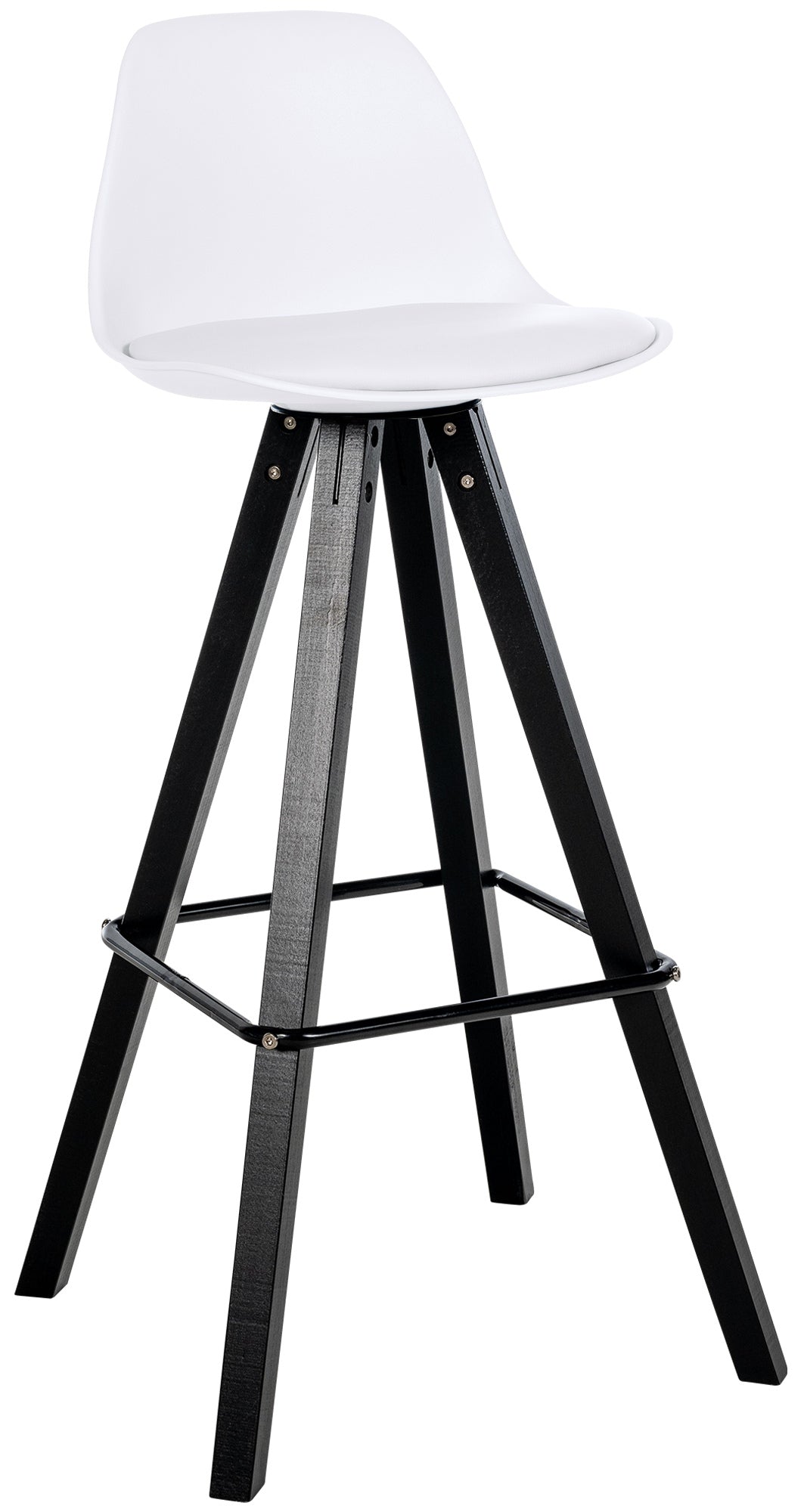 Barhocker Corbin Kunstleder Square schwarz – Ansicht 8