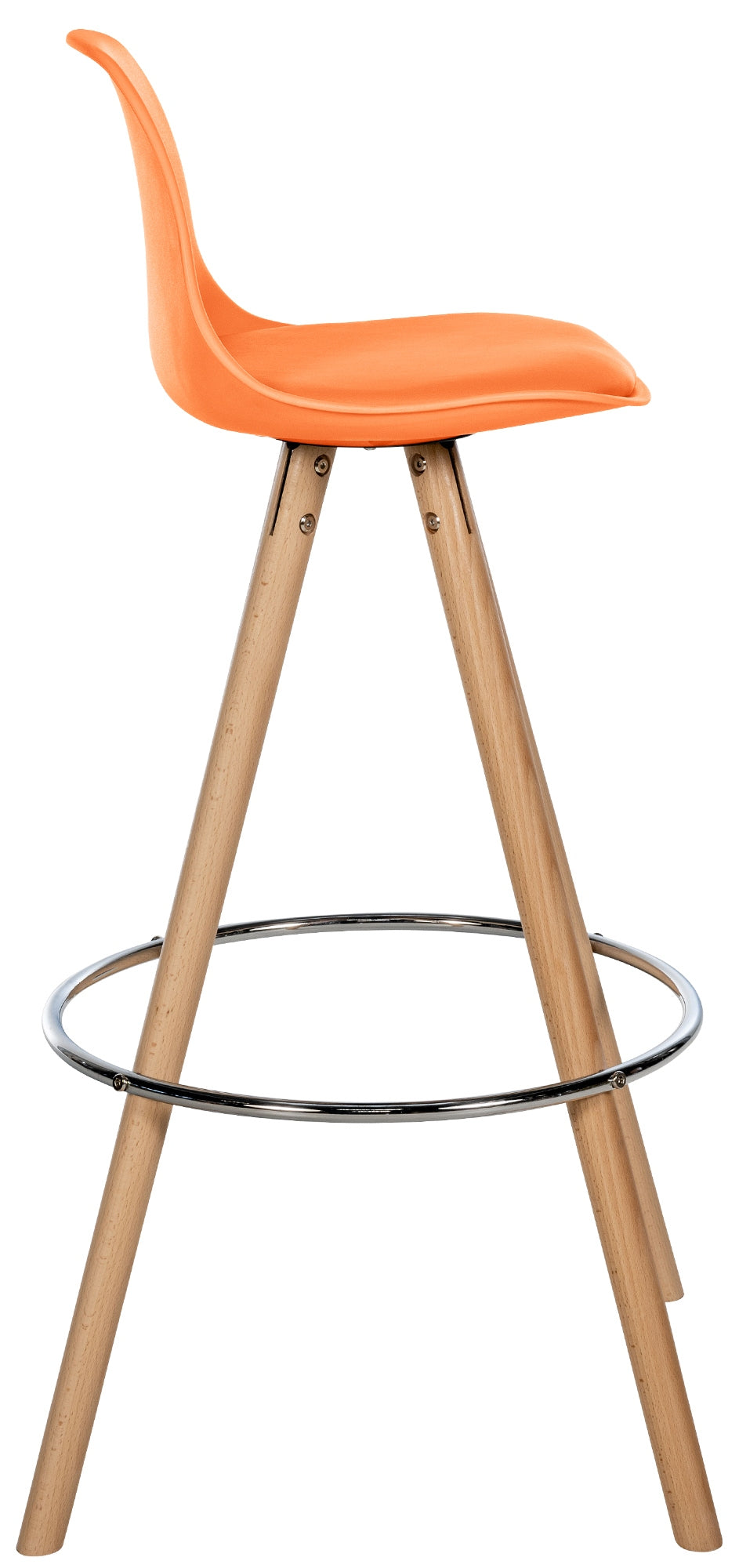 Barhocker Corbin Kunstleder Rund natura – Ansicht 7