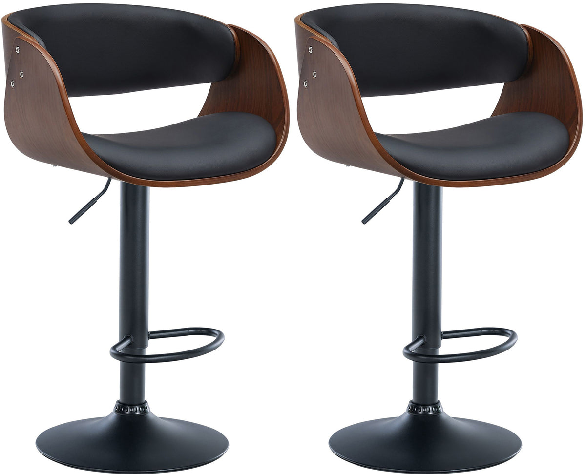 2er Set Barhocker Portmore Kunstleder B
