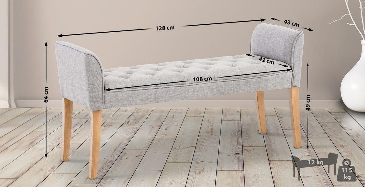 Chaiselongue Cleopatra, antik-hell – Ansicht 14