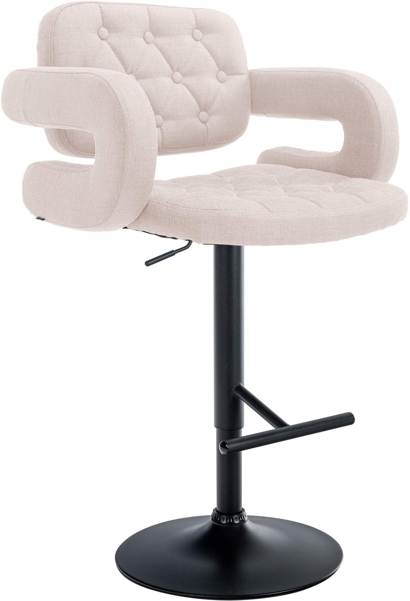 Barhocker Dublin STOFF schwarz