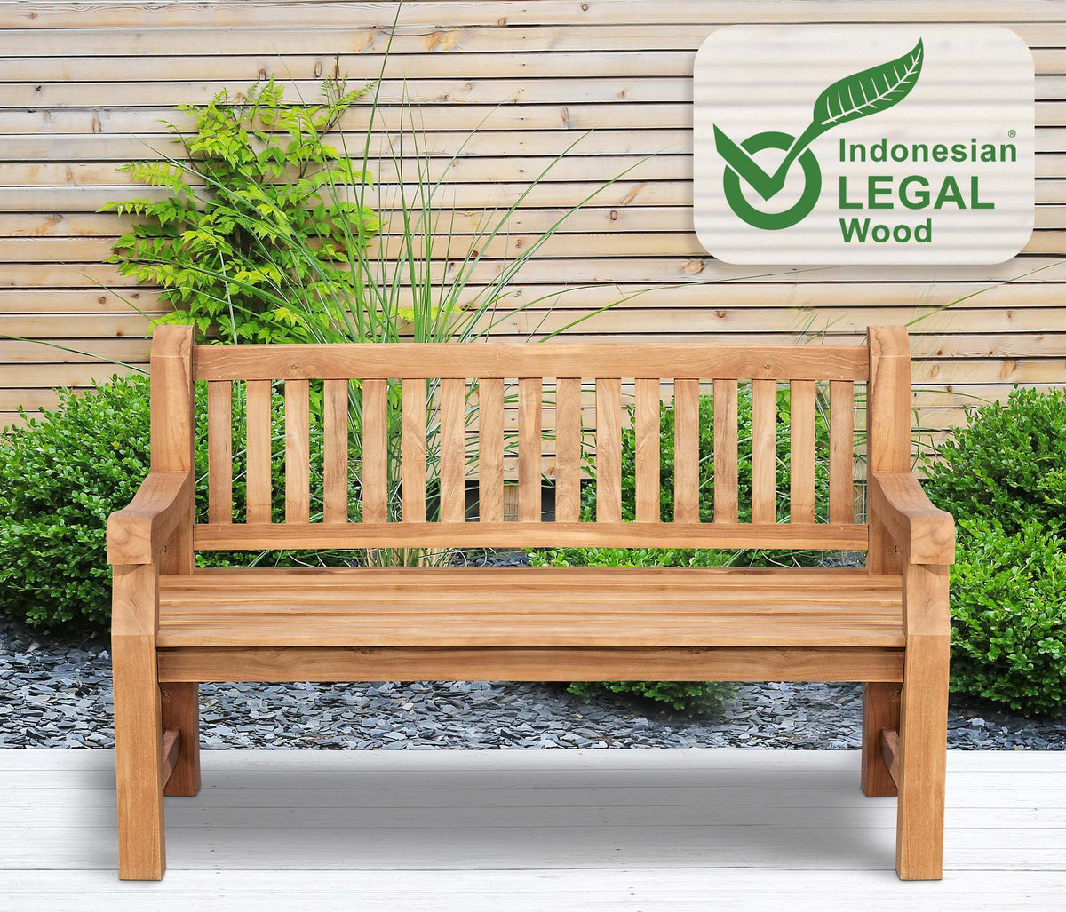 Teakbank Jackson V2 150 cm – Ansicht 4
