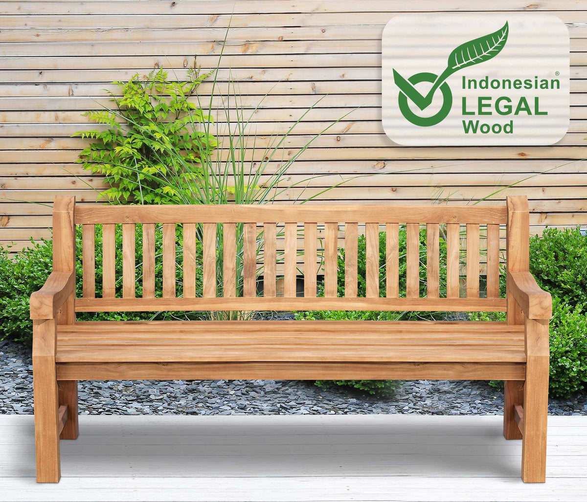 Teakbank Jackson V2 180 cm – Ansicht 4